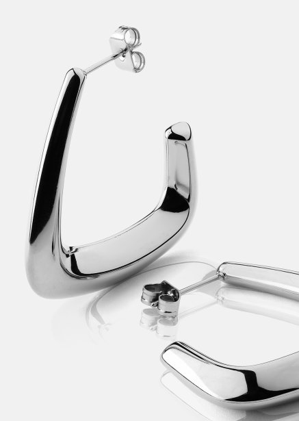 Korvakorut Bold Curve – Hopeoitut