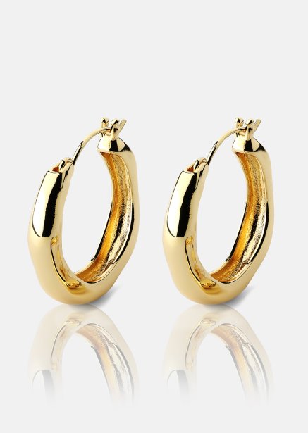 Korvakoru Mila Hoops - 18k Kullattu