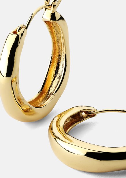Korvakoru Mila Hoops - 18k Kullattu
