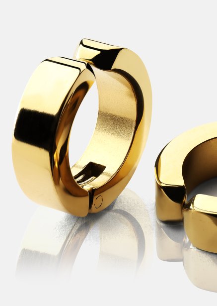 Korvakoru Petite Hoop - 18k Kullattu