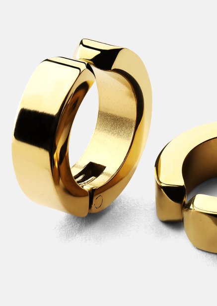 Korvakoru Petite Hoop - 18k Kullattu