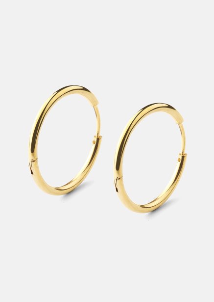 Korvakoru Classic Medium - 18k Kullattu