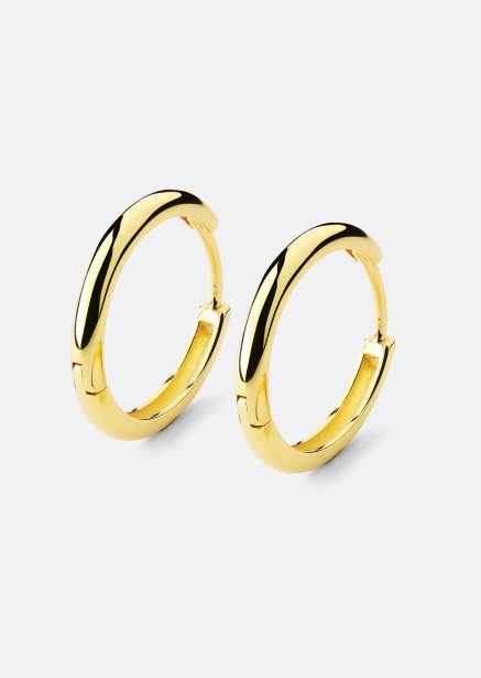 Korvakoru Shine Hoops - 18k Kullattu