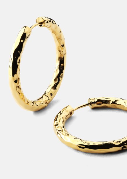 Korvakoru Everyday Hoops - 18k Kullattu