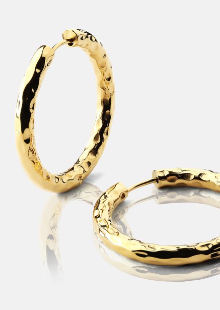 Korvakoru Everyday Hoops - 18k Kullattu