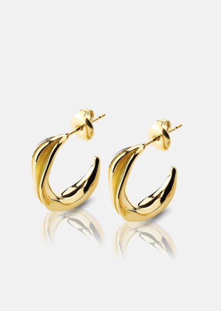 Korvakorut Gleaming Flow - 18k Kullatut