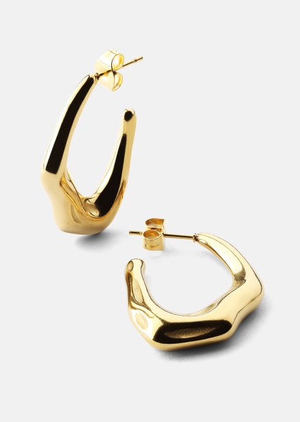 Korvakoru Bold Drops - 18k Kullattu