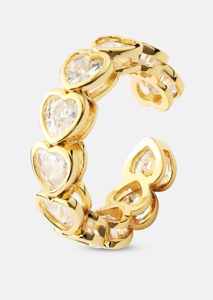 Sormus Heartfelt Love - 18k Kullattu