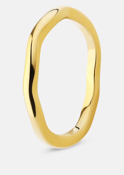 Sormus Wave Gold - 18k kultapäällysteinen