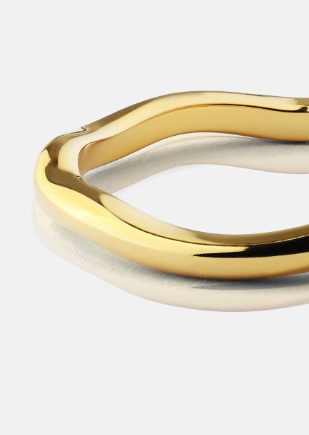 Sormus Wave Gold - 18k kultapäällysteinen