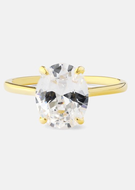 Sormus Clarity - 18k Kullattu