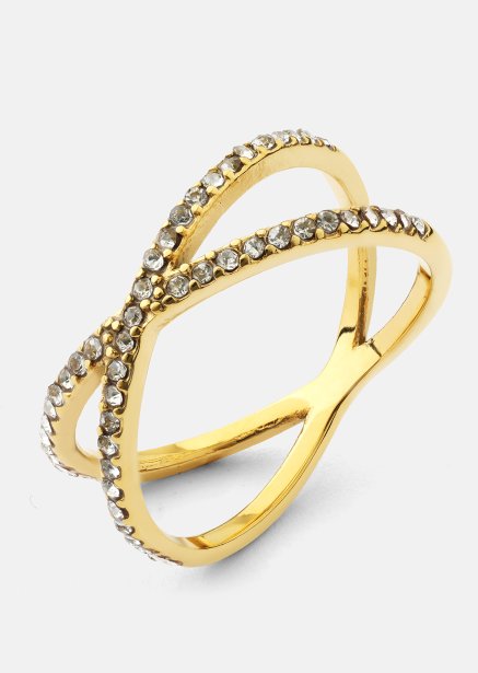 Sormus Sparkle X - 18k kultapäällysteinen
