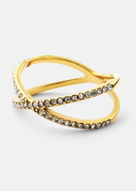 Sormus Sparkle X - 18k kultapäällysteinen