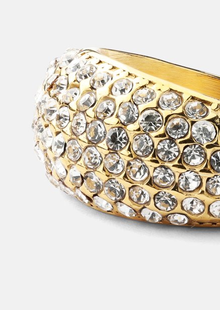 Stella Glimmer Sormus - 18k Kullattu