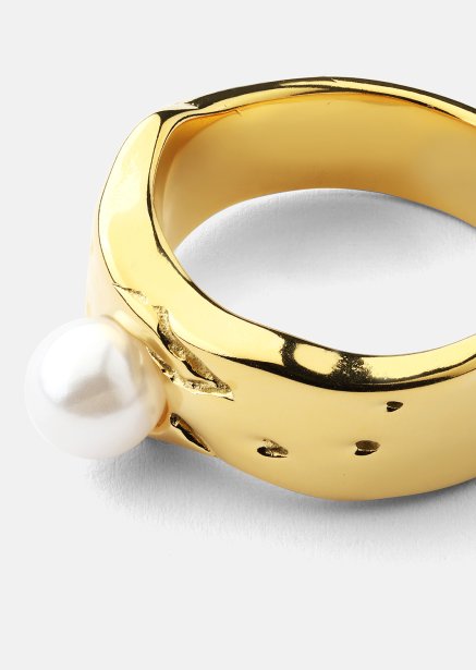 Sormus Pearl Serenity - 18k Kullattu