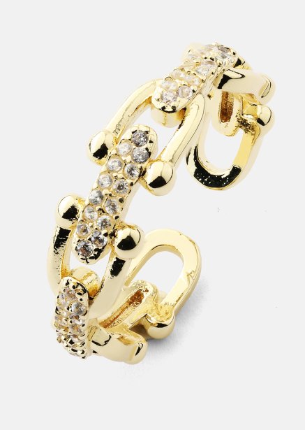 Sormus Link Luxe - 18k Kullattu