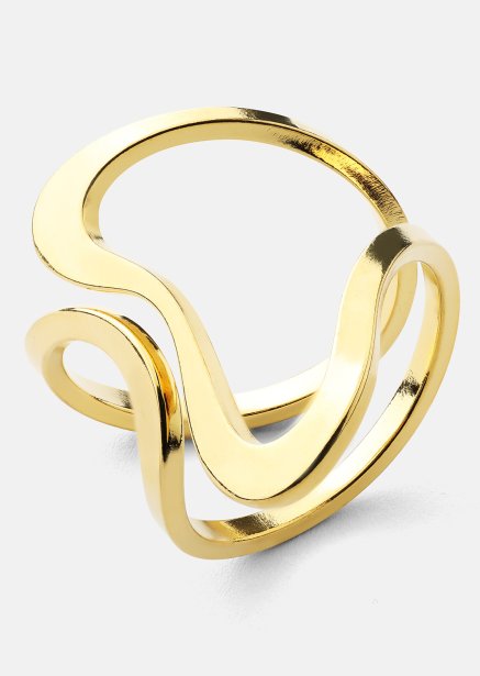 Sormus Infinity Flow - 18k Kullattu