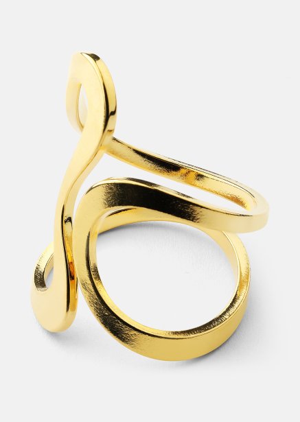 Sormus Infinity Flow - 18k Kullattu