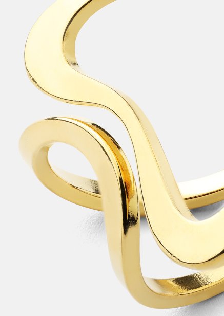 Sormus Infinity Flow - 18k Kullattu