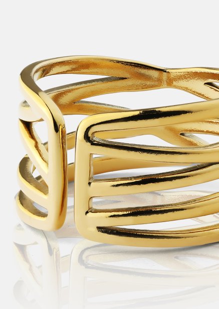 Sormus Golden Maze - 18k Kullattu