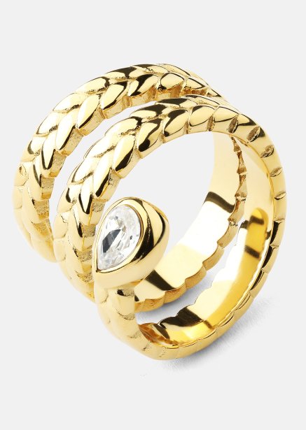 Sormus Elira - 18k Kullattu