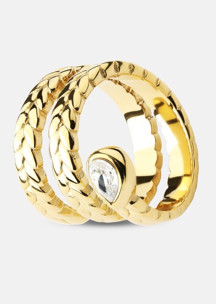 Sormus Elira - 18k Kullattu