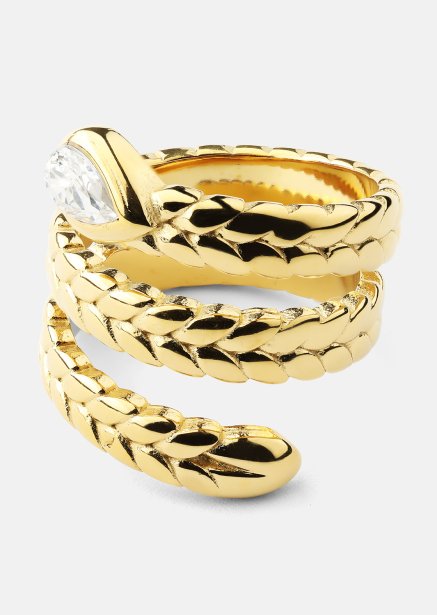 Sormus Elira - 18k Kullattu