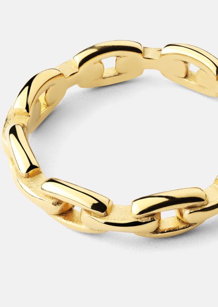 Sormus Bold Chain - 18K Kullattu