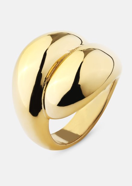 Sormus Bold Flow - 18k Kullattu