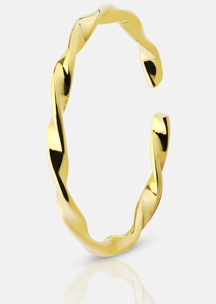 Sormus Twist Whisper - 18k Kullattu