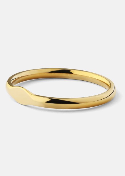 Initial Sormus – 18k Kullattu