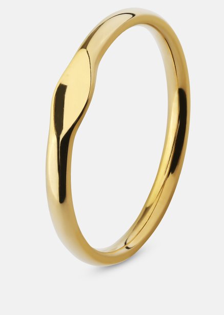 Initial Sormus – 18k Kullattu