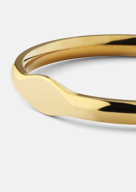 Initial Sormus – 18k Kullattu