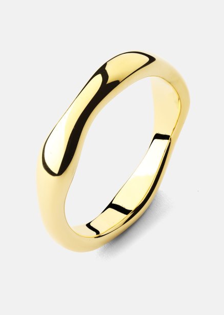 Sormu s Flow Sormus Thin - 18k Kullattu