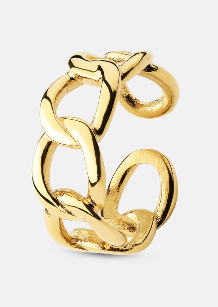 Sormus Bold Chain - 18K Kullattu