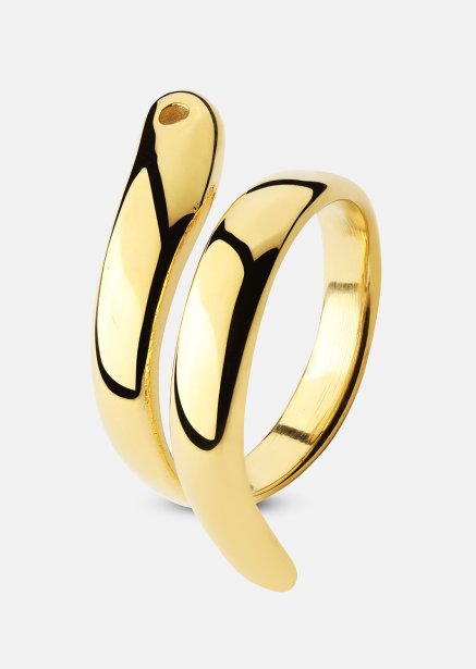 Sormus Wave - 18k Kullattu