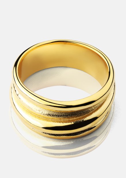 Sormus Aurora Bold - 18K Kullattu