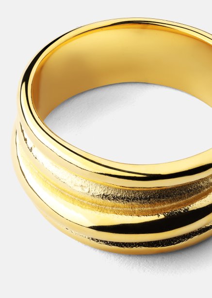 Sormus Aurora Bold - 18K Kullattu