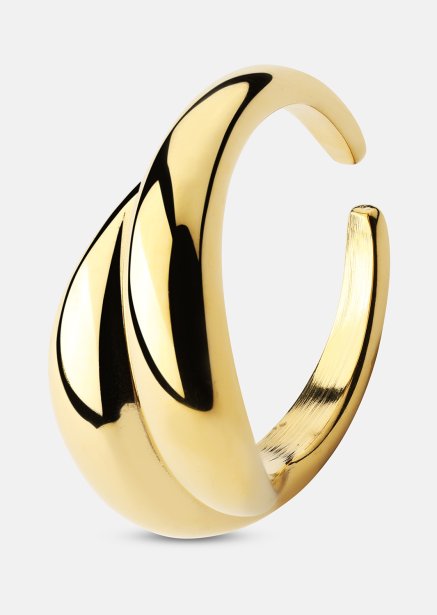 Sormus Wave Bold - 18k Kullattu