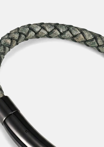 Nahkarannekoru Talon Weave