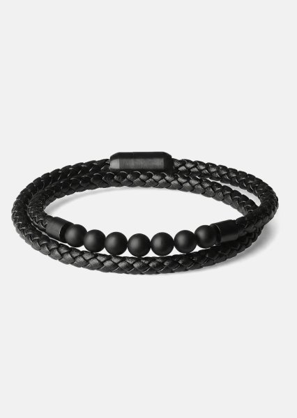 Nahkarannekoru Raven Weave