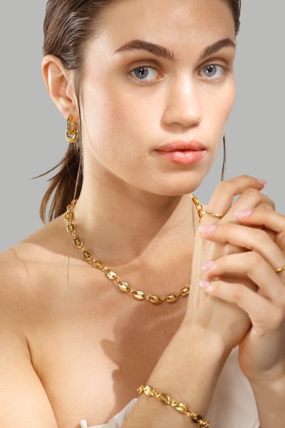 Rannekoru Bold Chain - 18k Kullattu