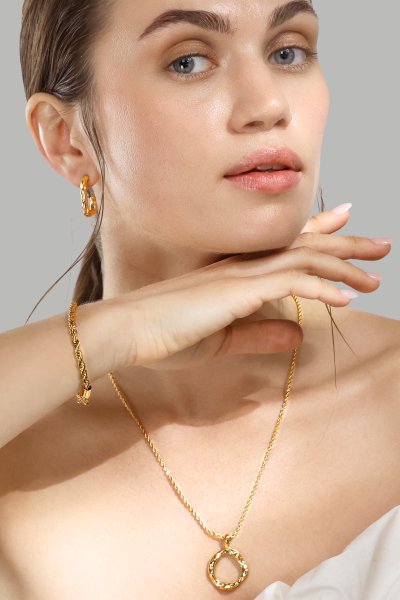 Rannekoru Tresse - 18k Kullattu