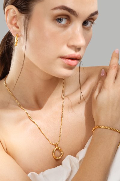Rannekoru Tresse - 18k Kullattu