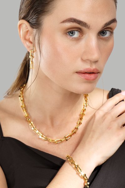 Rannekoru Link Luxe - 18k Kullattu