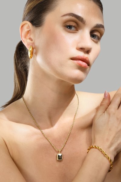 Kaulakoru Black Luxe - 18k Kullattu