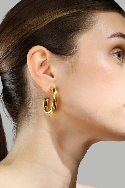 Korvakoru Elegant Curve - 18k Kullattu