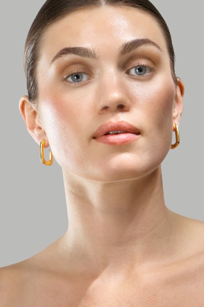 Korvakoru Golden Flow - 18k Kullattu