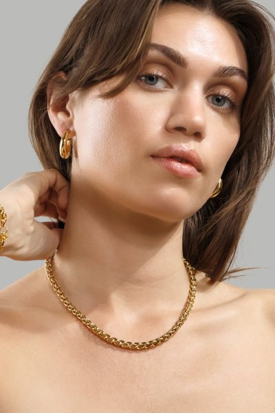 Rannekoru Twist Bold - 18k Kullattu