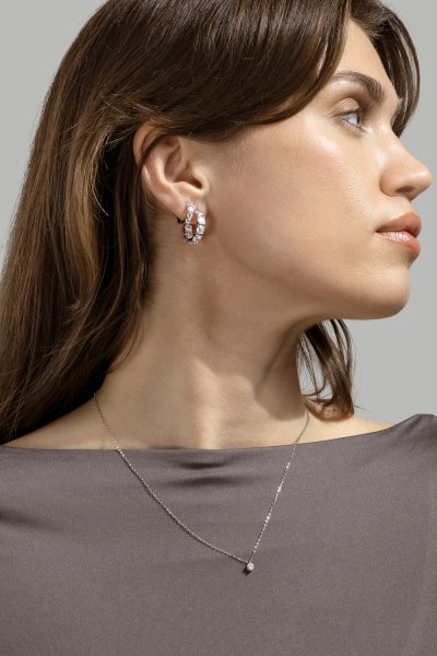 Sormus Clarity - Hopeoitu